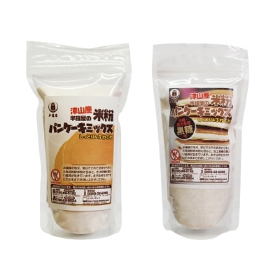 米粉パンケーキミックスセット(プレーン味、黒糖味)