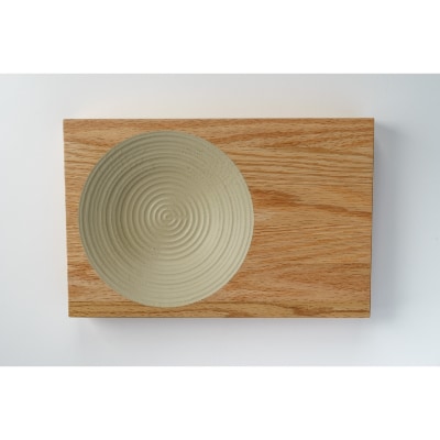 晴れの日のパスタ皿【オーク/ヘンプベージュ】H28mm