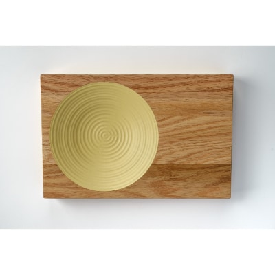 晴れの日のパスタ皿【オーク/マスタード】