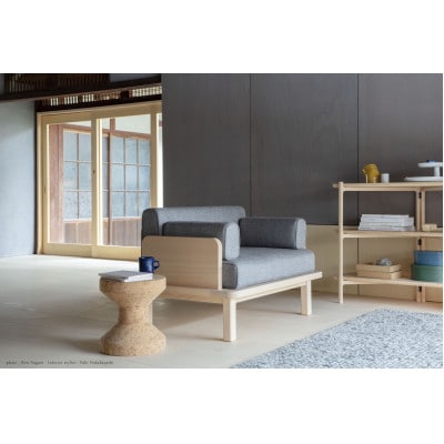 ヒノキのブロックソファ　ラウンジ　TSUYAMA　FURNITURE