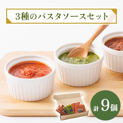 3種のパスタソースセット【配送不可地域：離島】