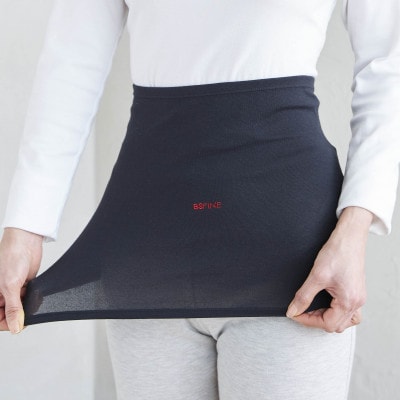 着る岩盤浴BSファイン　ウエストウォーマー【Mサイズ/ブラック】