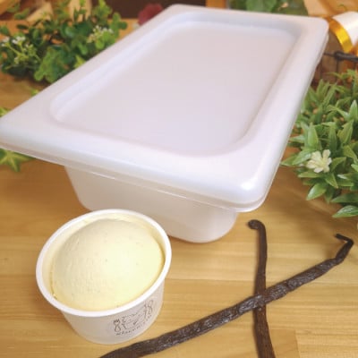 アイス職人の作るこだわり バニラ アイスクリーム 業務用 2リットル入り【配送不可地域：離島】