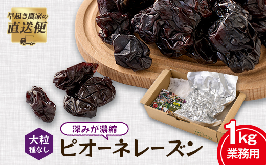 業務用ピオーネレーズン　1キロ
