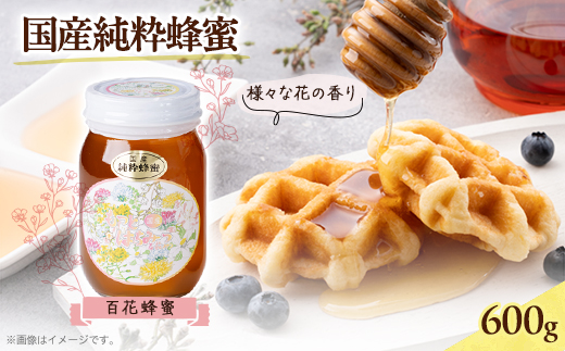 津山市産 百花蜂蜜　600g