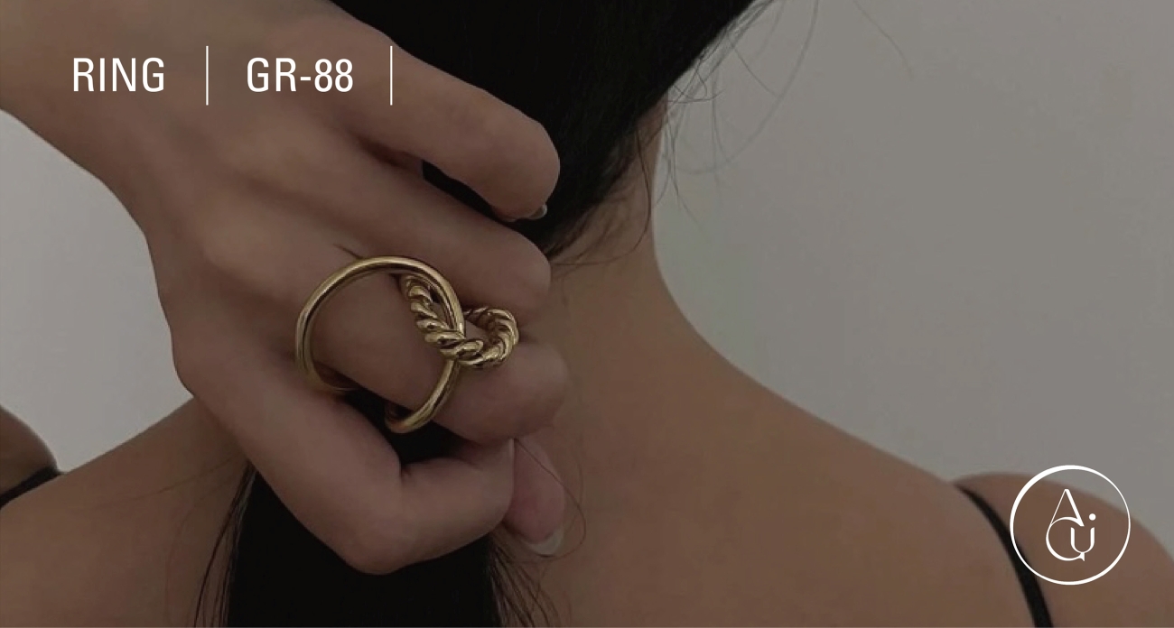 【ANA限定】Knottoリング 【GR-88】GD　※必ずリングサイズを備考欄へご明記ください【配送不可地域：沖縄県】