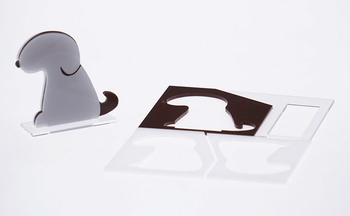 はざいくる アクリル 干支 いぬ 置物