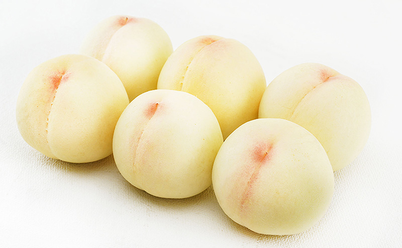 桃 2026年 先行予約 清水 白桃 6玉（1玉300g以上）化粧箱入り もも モモ 岡山県産 国産 フルーツ 果物 ギフト