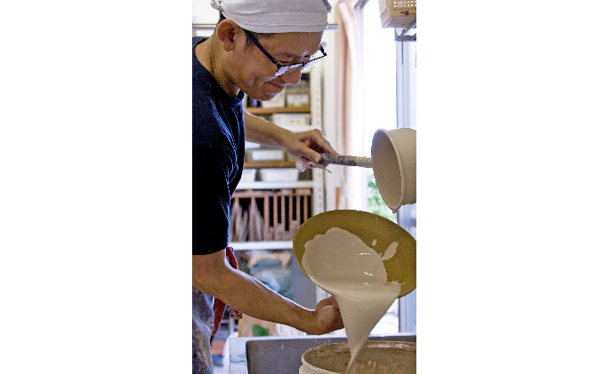 粉引ほっこり湯呑M　ペア