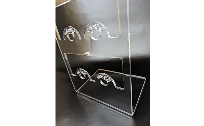 アクリル ネコ スリッパラック