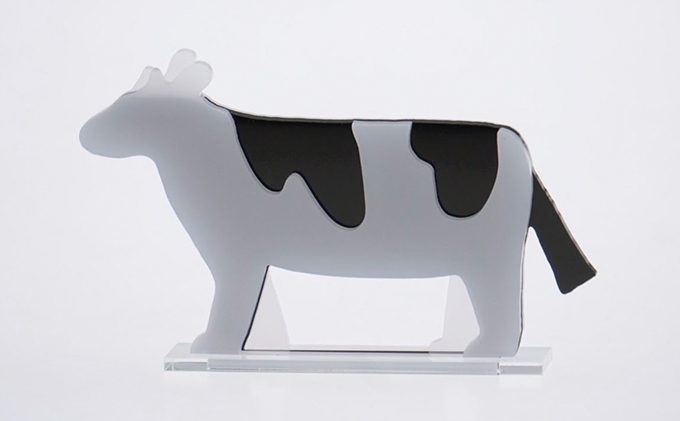 はざいくる アクリル 干支 うし 置物