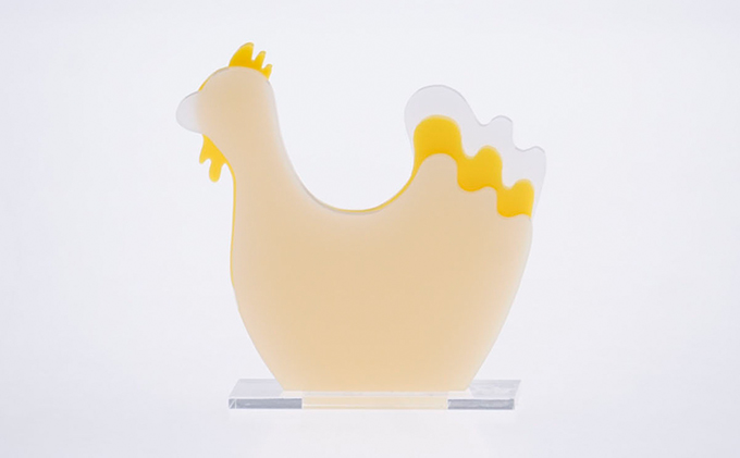 はざいくる アクリル 干支 とり 置物