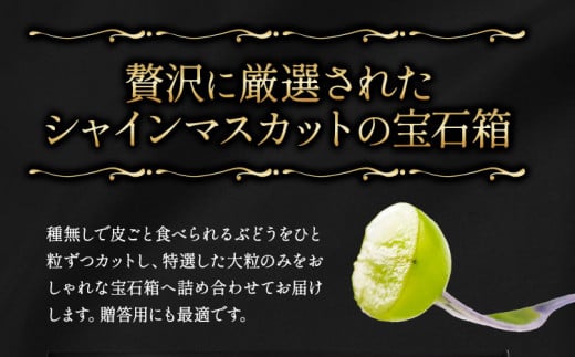 【先行予約】 シャインマスカット 岡山 ギフト たたらみねらる 煌めく果粒の宝石箱 Y&G.ディストリビューター株式会社《2026年8月下旬-10月下旬頃出荷予定》糖度18度以上 甘い 種無し 獲れたて ぶどう ブドウ 葡萄 マスカット---1-43a---