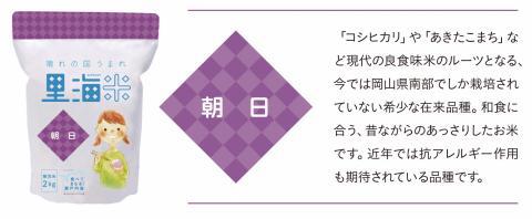 【瀬戸内海保護】里海米3パック（計6kg）無洗米　長期保存可《45日以内に出荷予定(土日祝除く)》---A-154e---