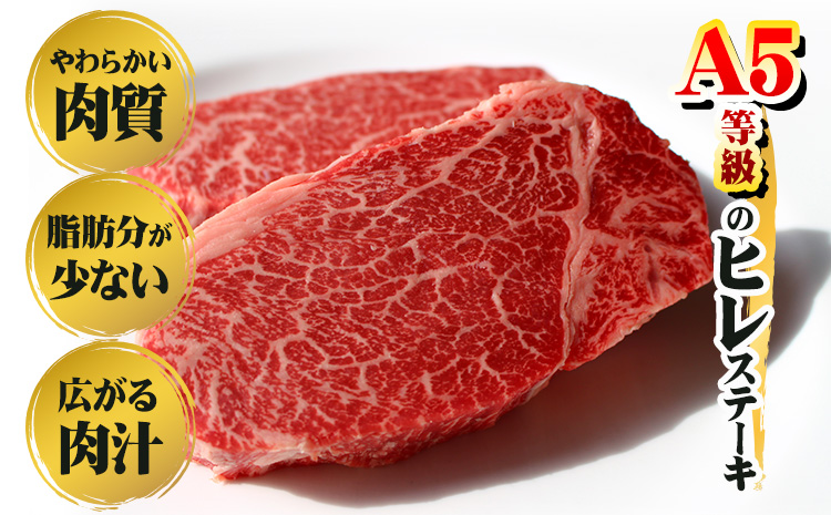 A5等級 黒毛和牛 ヒレステーキ 約400g 有限会社ホーティカルチャー神島《30日以内に出荷予定(土日祝除く)》岡山県 笠岡市 牛肉 ステーキ ギフト 肉厚 A5【配送不可地域あり】---H-91---