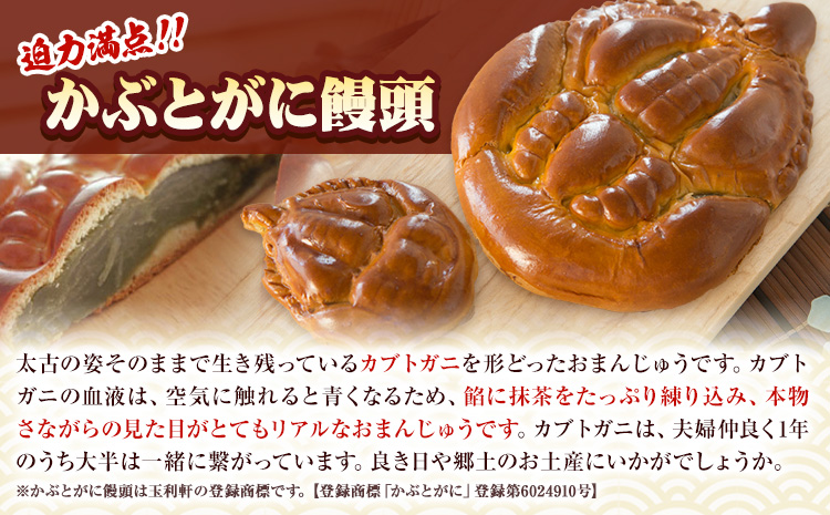 かぶとがにまんじゅう 特大 1個 株式会社玉利軒《30日以内に出荷予定(土日祝除く)》岡山県 笠岡市 まんじゅう 饅頭 お土産 和菓子 手土産 送料無料---T-38---
