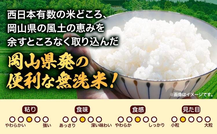 晴れの国おかやま 無洗米 20kg 《2月末-3月末発送(土日祝除く)》 ---kasaoka_zsy_256_20_2m3m---