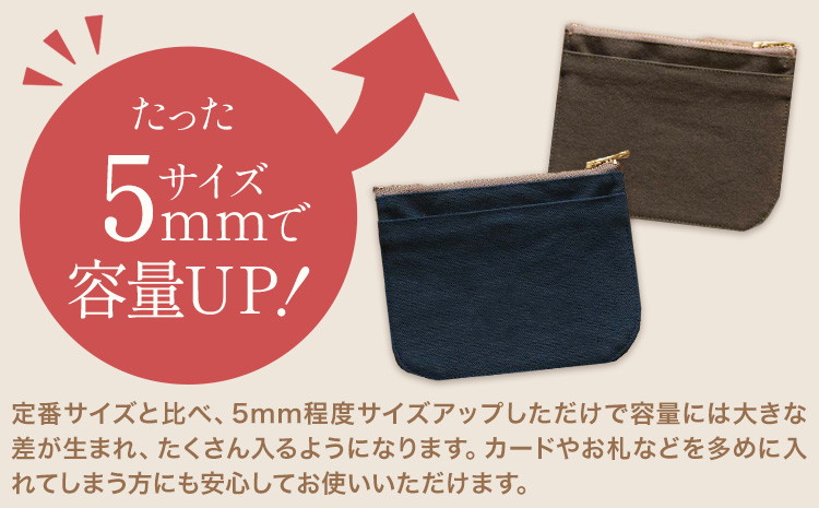 ミニ財布少し大きめ テラコッタ SIRUHA 《30日以内に出荷予定(土日祝除く)》岡山県 笠岡市 財布 ミニ財布 帆布 送料無料---S-32_terracotta---