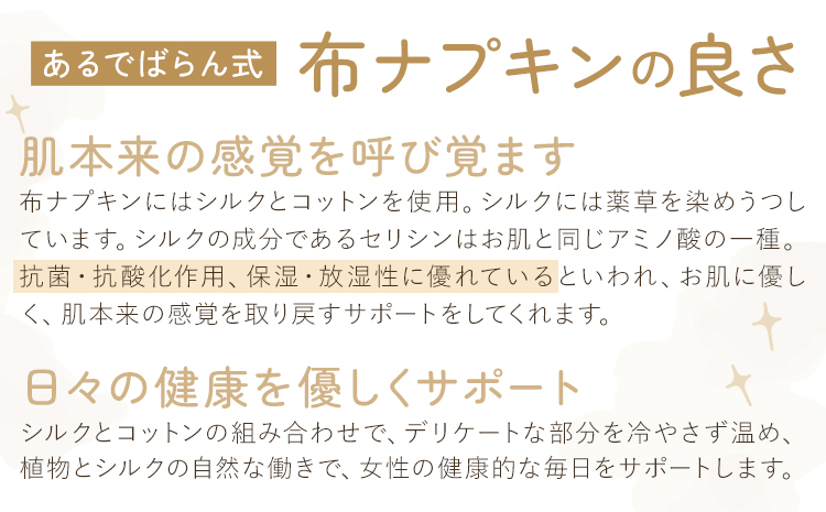 布ナプキン ナプキン シルク コットン 働く女性の スターターセット シルクホルダー シルクハンカチ型 大判 小判 計9枚 有限会社アルデバラン《45日以内に出荷予定(土日祝を除く)》岡山県 笠岡市 オーガニックコットン シルク 布ナプキン---A-261---