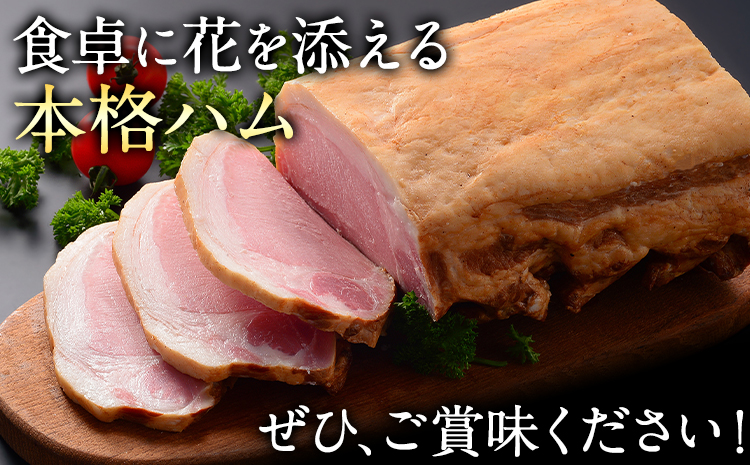 C-03 “極”３点セット ハム 手造り 燻製 ハムセット 社会福祉法人敬業会ヴィレッジ興産 ときわヴィレッジ《45日以内に出荷予定(土日祝除く)》岡山県 笠岡市 ロースハム 肩ロースハムブロック ベーコンブロック 肉 豚肉 ギフト---C-03---