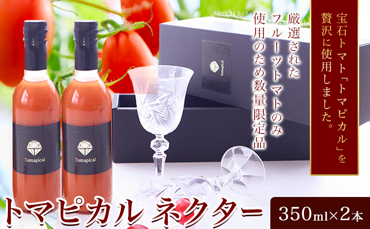 トマト ジュース トマトジュース トマピカル ネクター フルーツトマト 350ml 2本 株式会社ジェイ・イー・ティ・アグリ《30日以内に出荷予定(土日祝除く)》岡山県 笠岡市 送料無料 トマピカルネクター ソフトドリンク 野菜 野菜ジュース---J-02---