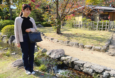 井原デニムランチバッグ（インディゴ）