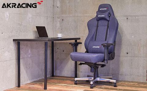 AKRacing Premium Denim（ヘッドレスト・ランバーサポート付き）エーケーレーシング ゲーミングチェア