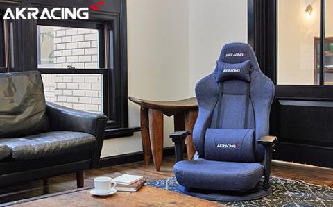 AKRacing Gyokuza Denim（ヘッドレスト・ランバーサポート付き）エーケーレーシング ゲーミングチェア