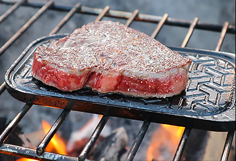 43-01ワイのボッケェ鉄板 ソロキャンプ用 グリルプレート