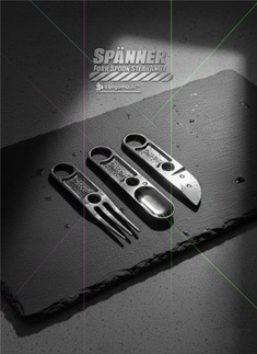 スパナ型カトラリーセット（フォーク、スプーン、ナイフ） DM-03/04/05