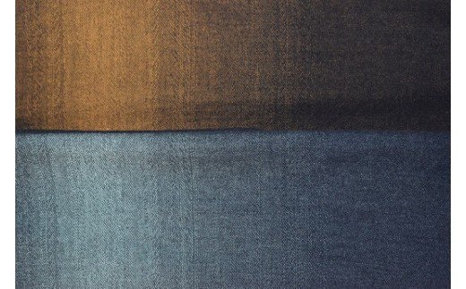 P-01　井原デニム着物　グラデブルー　サイズM