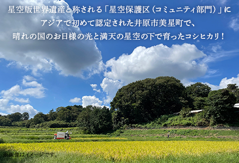 美星町産 コシヒカリ 日の里米 精米10kg（５kg×2袋）