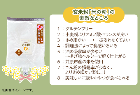 玄米粉「米の粉」2kg（400g×5袋）