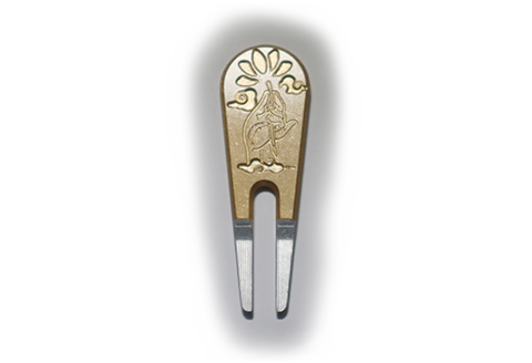 43-03ゴルフマーカー・グリーンフォークセット【蓮華（RENGE）1.0】