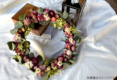 ドライフラワー（リース）
