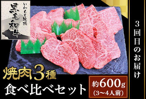 定期便 お楽しみ 3回 肉 国産 牛肉 豚肉 鶏肉 黒毛和牛 焼肉 食べ比べ しゃぶしゃぶ 焼き鳥