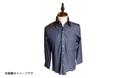 ソフトデニムのプレミアムシャツ(Lサイズ)