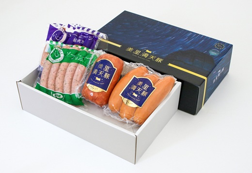 A-13ソーセージ・フランクフルト詰合せ(全４種)【美星町産豚肉】