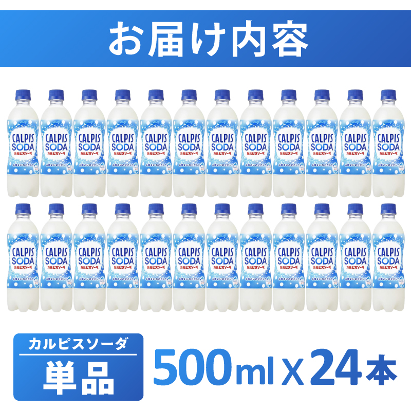 カルピスソーダ（500mL×24本）013-005