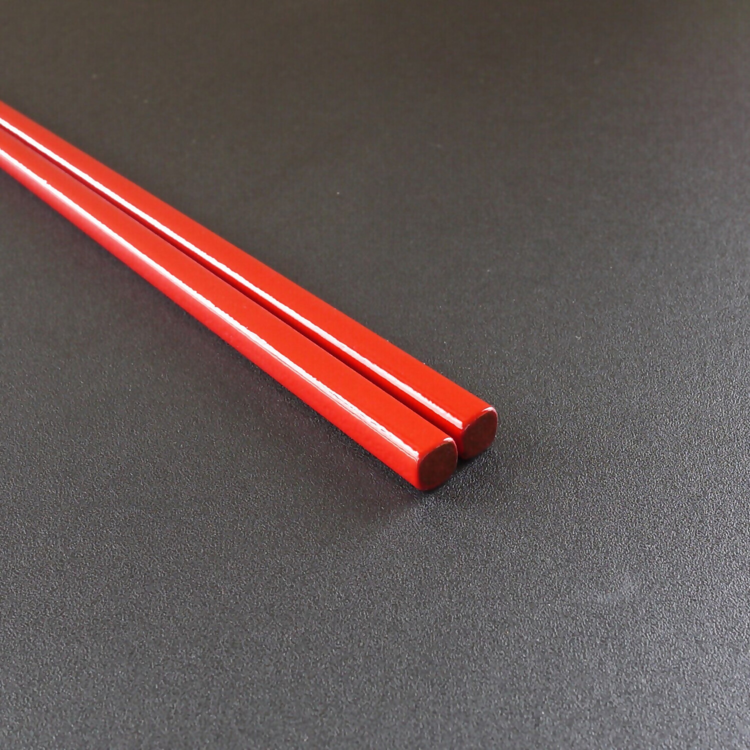 【漆工芸・黄薇彫】漆塗り箸(錫の輝き)／赤・22cm010-062