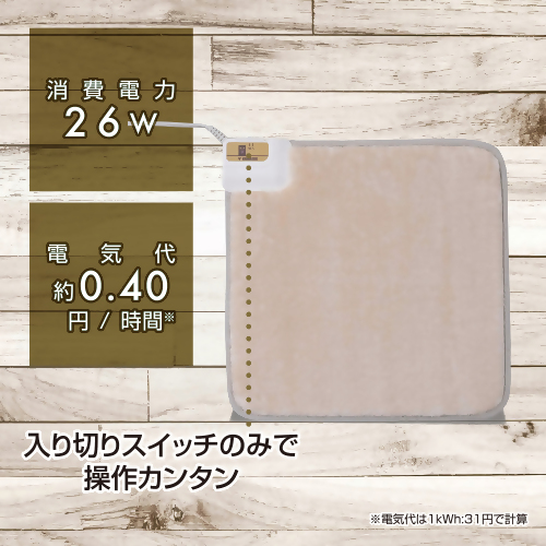 電気マット W400×D400×H20mmサイズ 【YMM-W402】012-026