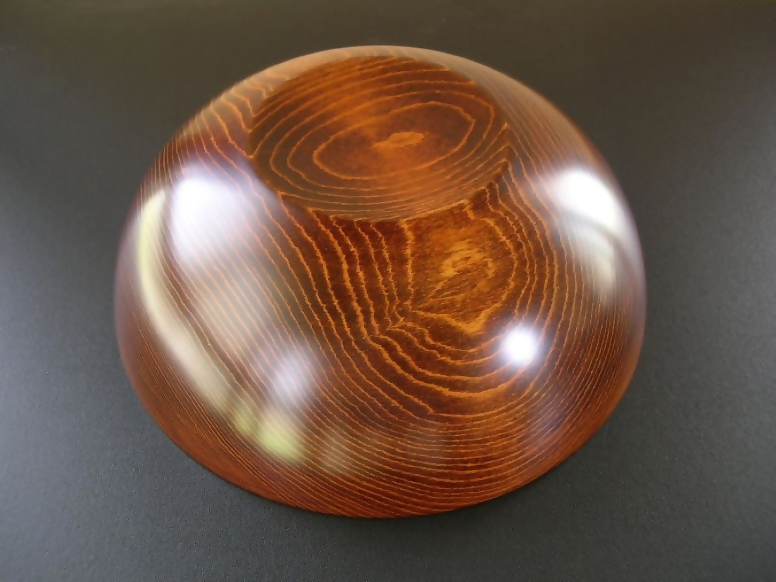 【漆工芸・黄薇彫】漆塗りサラダボウル050-011