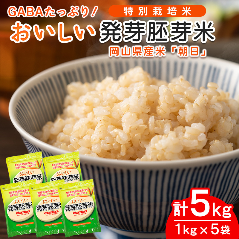 おいしい発芽胚芽米 5kg（1kg×5袋）014-006