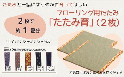 フローリング用たたみ「たたみ育」2枚065-001