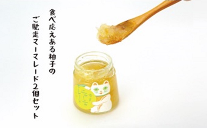 ニャンとも可愛い柚子マーマレード【柚子ニャーニャレード2個セット】 柚子 マーマレード 柚子茶 吹屋