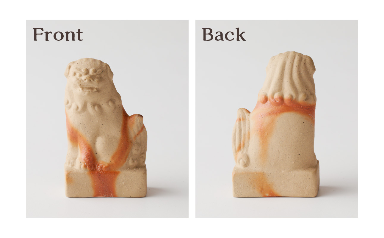 備前焼　獅子・狛犬セット