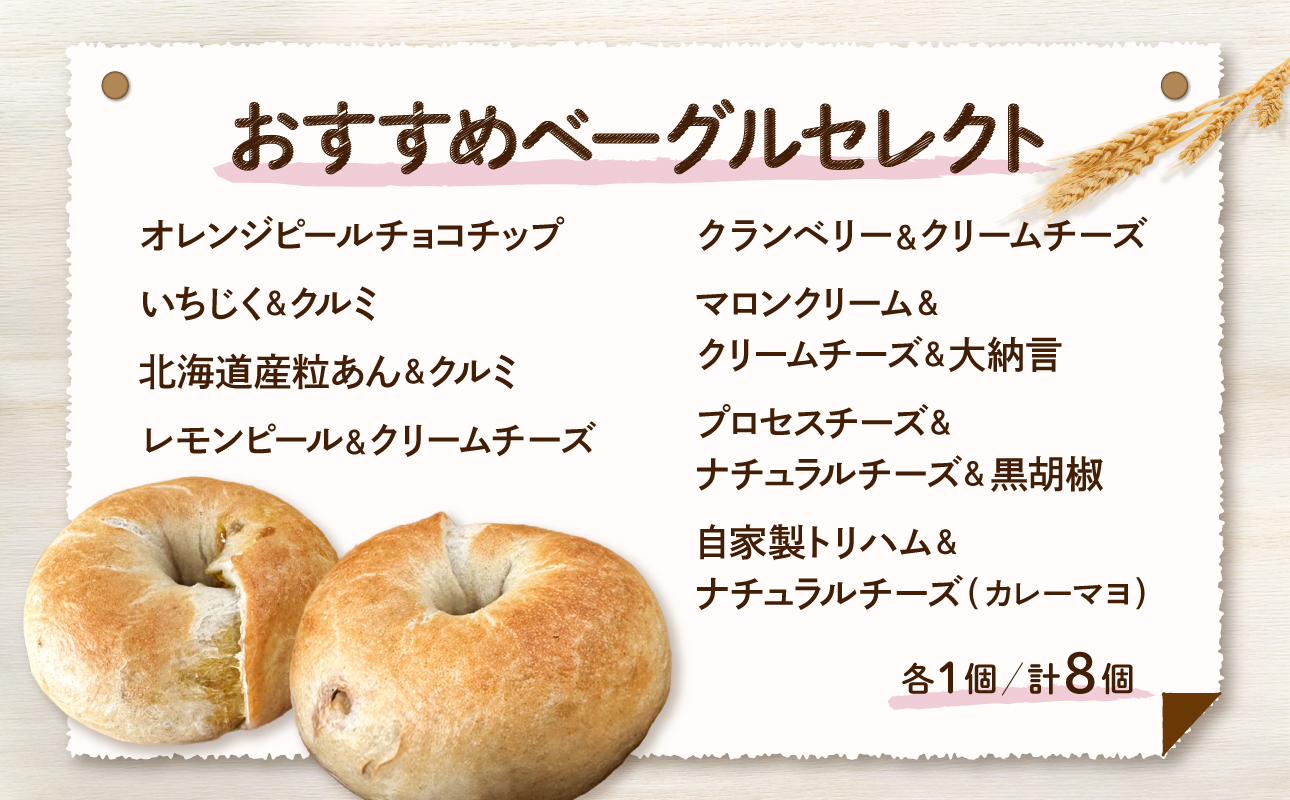 発芽玄米パンとおすすめベーグルセレクト【 ベーグル パン 自家製 酵母 発芽 玄米 もっちり オススメ 】