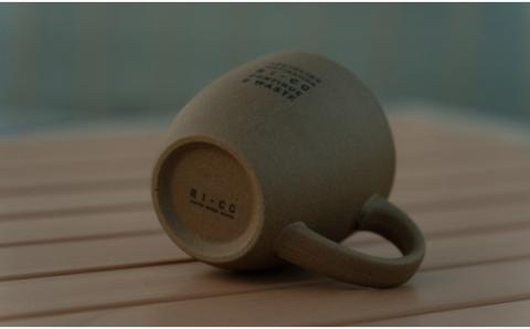 GOOD MORNING　マグカップ200　naturalロゴあり natural　ロゴあり 単品