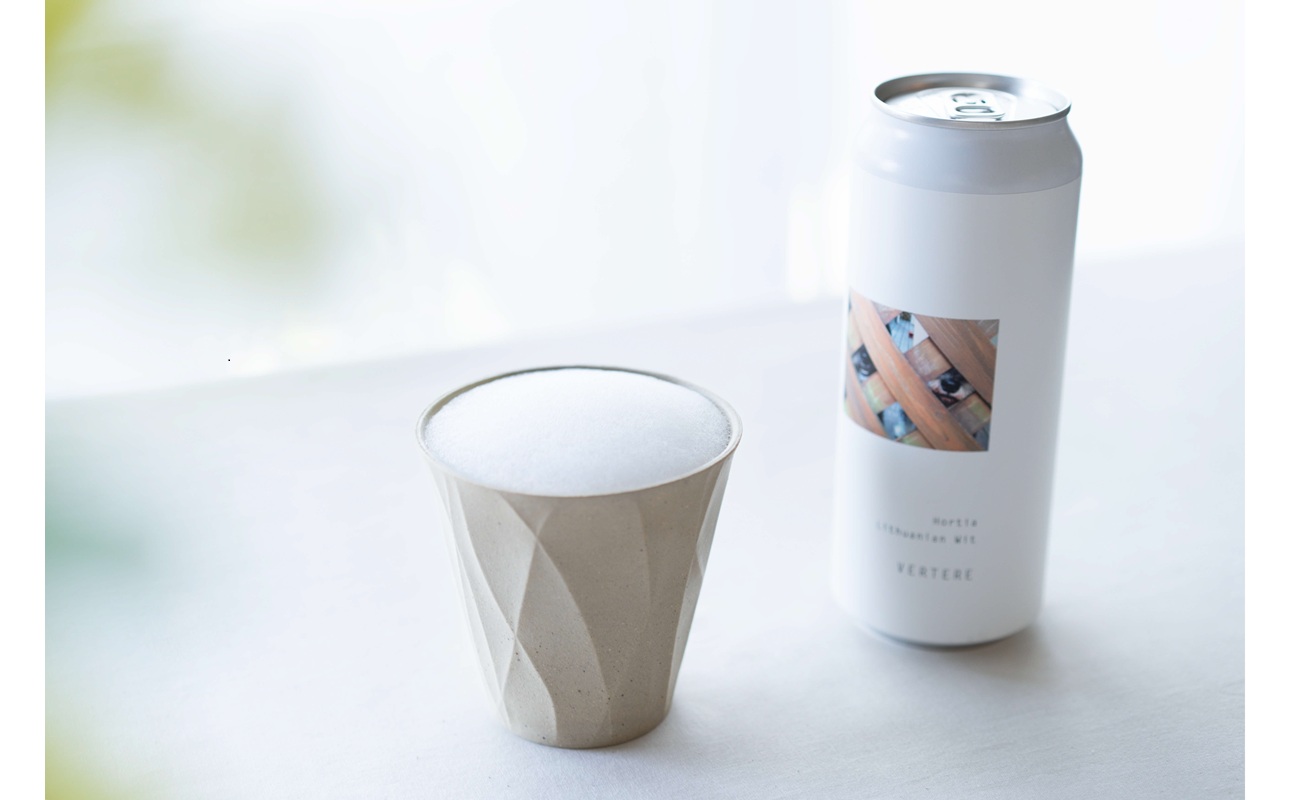 TIME ロックグラス Ivory white【 地球にやさしい 再生素材 スタイリッシュなデザイン 陶器 】 Ivory white 単品