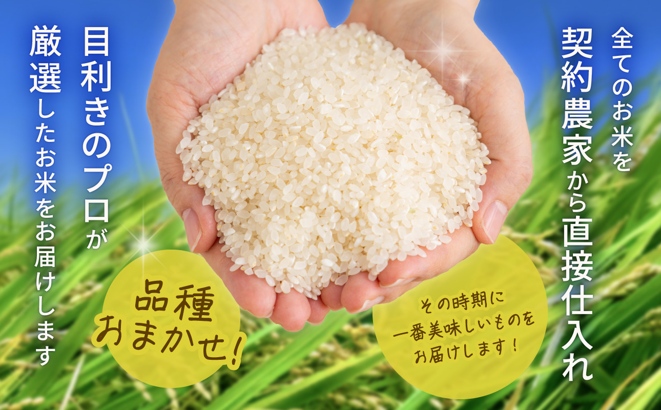 【3ヶ月定期便】【令和7年産米】岡山県産米 20kg (5kg×4袋) × 3回　計60kg （令和7年11月上旬以降発送！）【定期便 お米 ランダム 配送 ヒノヒカリ にこまる 朝日 アケボノ あきたこまち 令和7年産 米 精米】